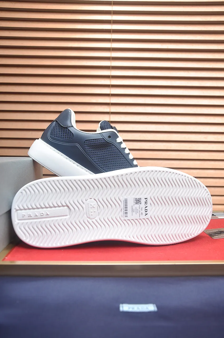 Men's shoes 💰580💶【PRADA】Top original, new season, high quality original goods, top imported calfskin with original imported glue, imported cowhide inside with original cowhide feet, original outsole! Quality guaranteed! Code 38-45 (45 customized)